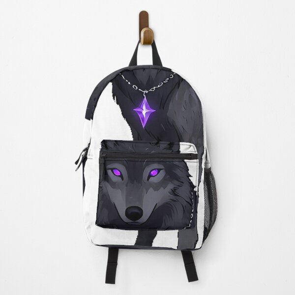 Item preview, Wolf with Crystal Star Pendant designed and sold by IllumeInk.