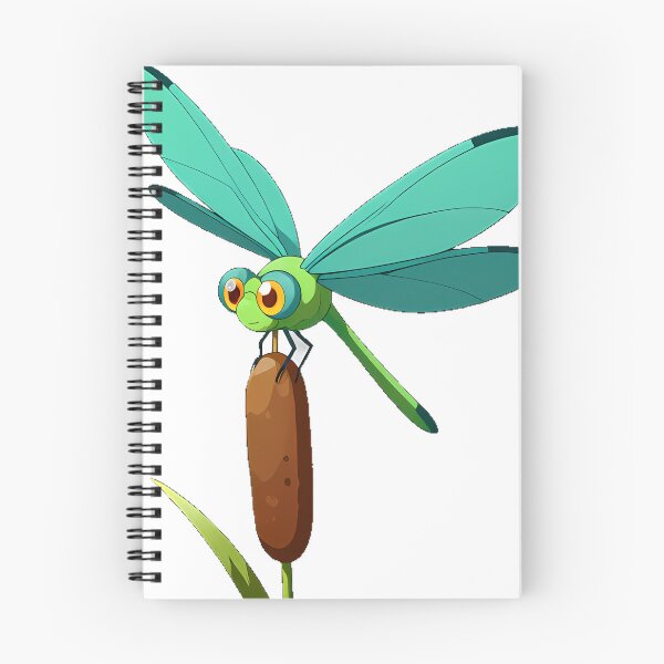 Item preview, Green Dragonfly on Cattail designed and sold by pumsquare.