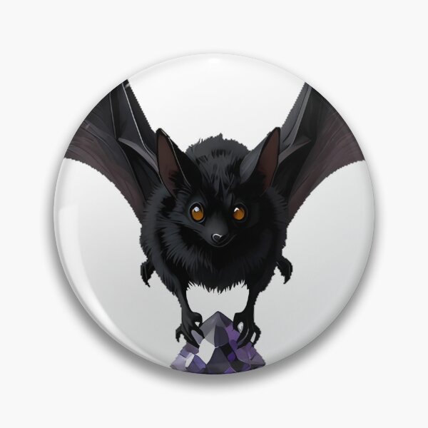 Item preview, Gothic Bat with Crystal Cluster designed and sold by IllumeInk.