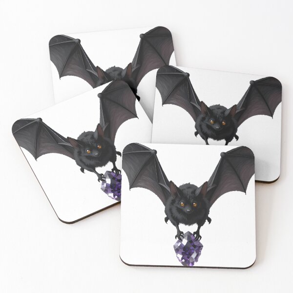 Item preview, Gothic Bat with Crystal Cluster designed and sold by IllumeInk.