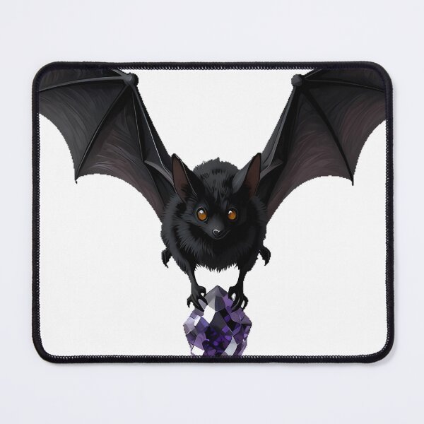 Item preview, Gothic Bat with Crystal Cluster designed and sold by IllumeInk.