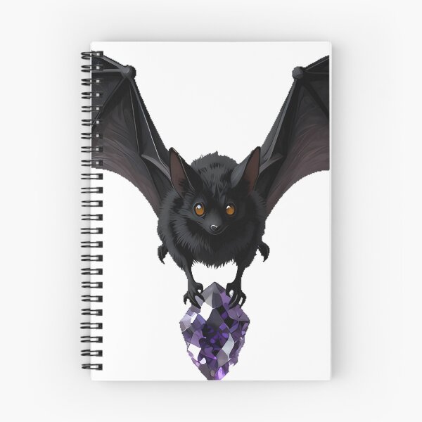 Item preview, Gothic Bat with Crystal Cluster designed and sold by IllumeInk.