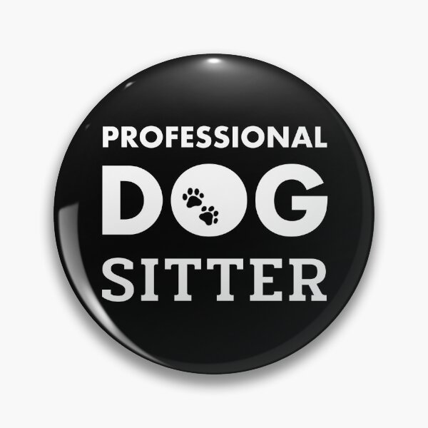 Item preview, Professional Dog Sitter White Typography Design designed and sold by Skayana.