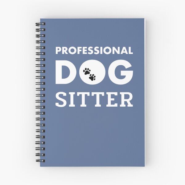 Item preview, Professional Dog Sitter White Typography Design designed and sold by Skayana.