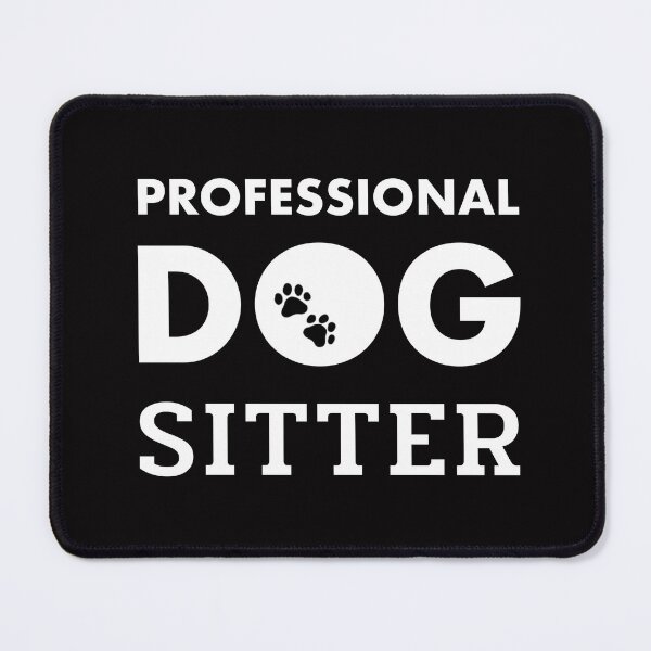 Item preview, Professional Dog Sitter White Typography Design designed and sold by Skayana.