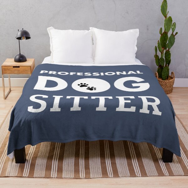 Item preview, Professional Dog Sitter White Typography Design designed and sold by Skayana.