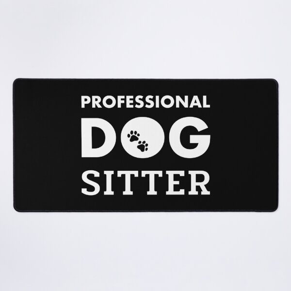 Item preview, Professional Dog Sitter White Typography Design designed and sold by Skayana.