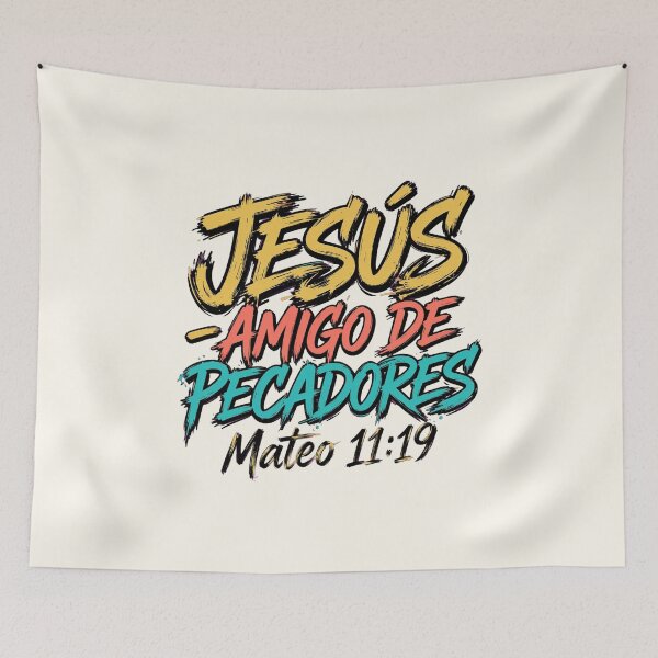 Item preview, JESÚS - Amigo de Pecadores | Mateo 11:19 | Amigo Fiel designed and sold by NombresDeJesus.