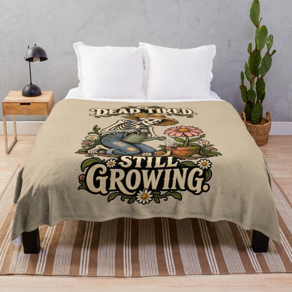 Item preview, Dead Tired, Still Growing – Skeleton Gardener designed and sold by VioVibe.