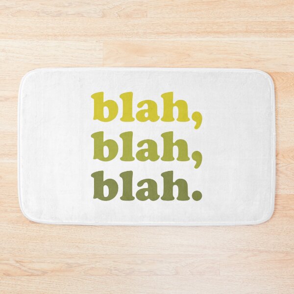 Item preview, blah blah blah (Green green green on white) designed and sold by STUDIO-72.