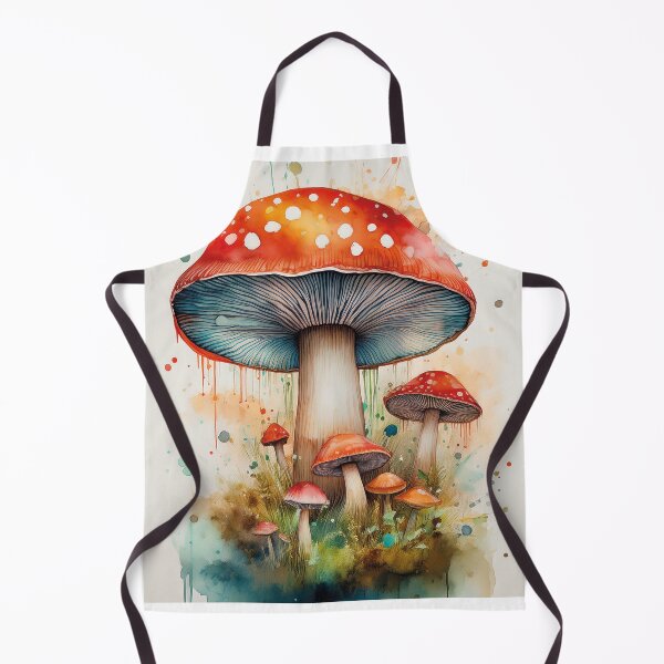 Item preview, Watercolor Mushroom Art | Vintage Woodland Botanical Illustration designed and sold by Becky-Poppins.