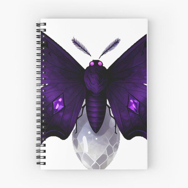 Item preview, Gothic Moth with Amethyst Markings designed and sold by IllumeInk.