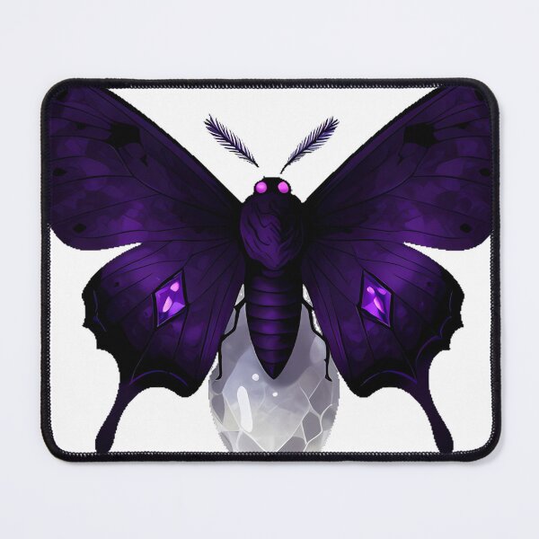 Item preview, Gothic Moth with Amethyst Markings designed and sold by IllumeInk.