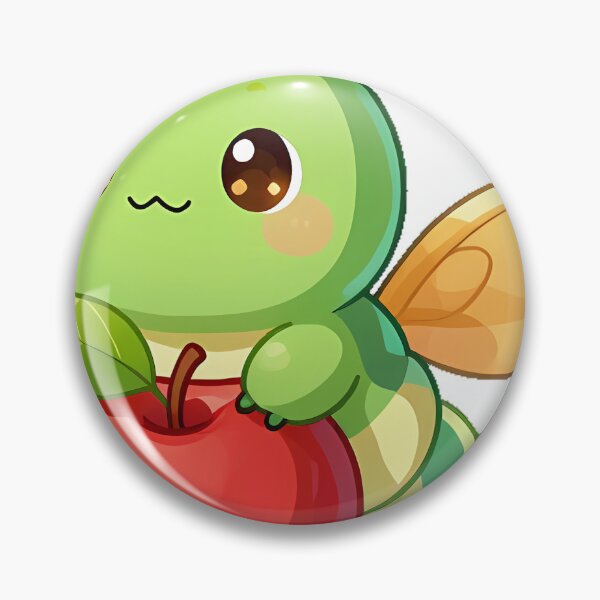 Item preview, Chubby Caterpillar with Apple designed and sold by pumsquare.