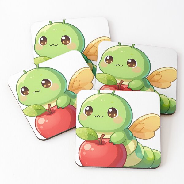 Item preview, Chubby Caterpillar with Apple designed and sold by pumsquare.