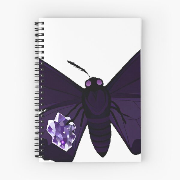 Item preview, Gothic Moth with Amethyst Cluster designed and sold by IllumeInk.