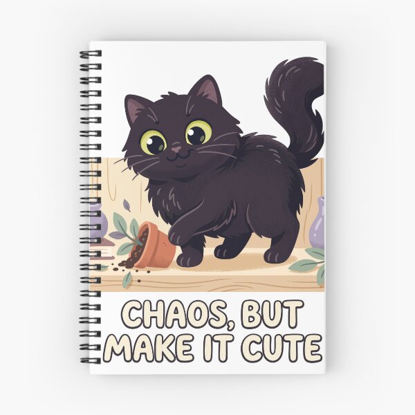 Item preview, Funny Mischievous Black Cat Chaos But Make It Cute Graphic designed and sold by DiNata.