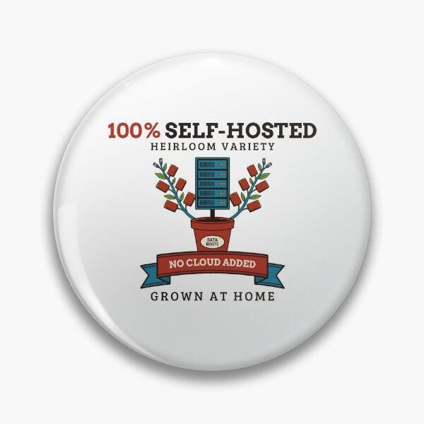 Item preview, 100% Self-Hosted Homelab Server Plant Vintage Seed Packet Emblem designed and sold by abdoali102.