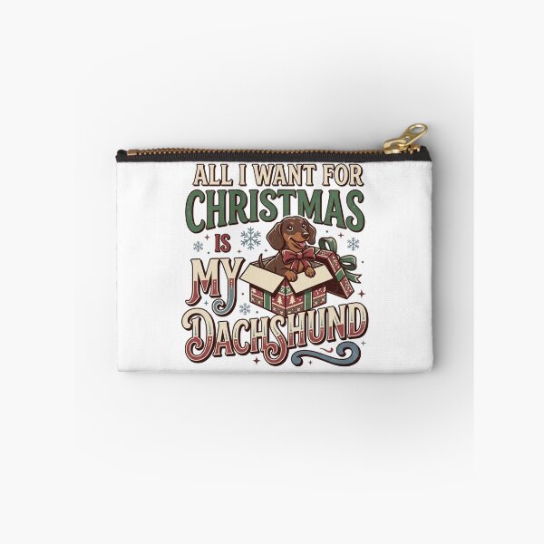 Item preview, All I Want For Christmas Is My Dachshund Vintage Wiener Dog Holiday Doxie Mom Gift designed and sold by raedattia.
