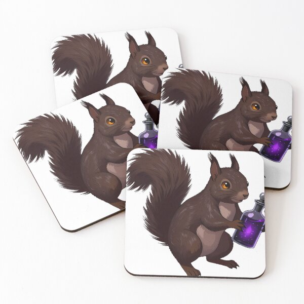 Item preview, Apothecary Squirrel with Amethyst Elixir designed and sold by IllumeInk.