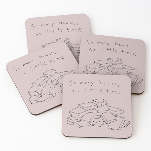 Item preview, So Many Books, So Little Time – Cute Bookish Cat Design designed and sold by ManggaeJM.