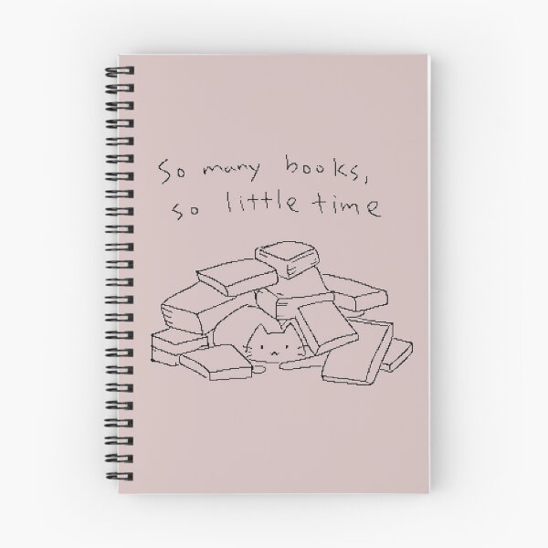 Item preview, So Many Books, So Little Time – Cute Bookish Cat Design designed and sold by ManggaeJM.