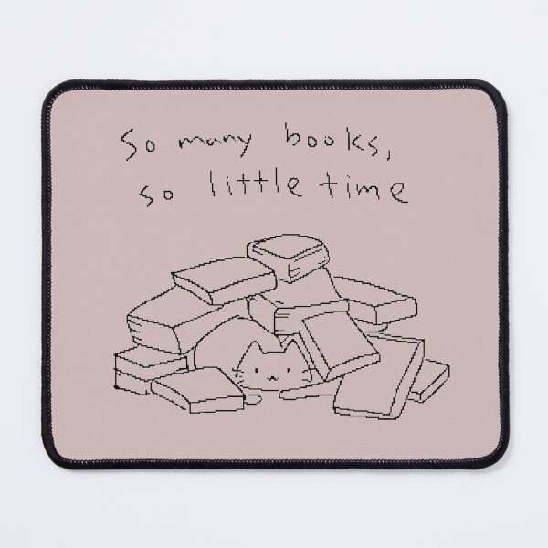 Item preview, So Many Books, So Little Time – Cute Bookish Cat Design designed and sold by ManggaeJM.