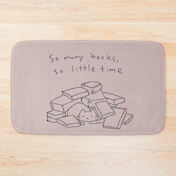 Item preview, So Many Books, So Little Time – Cute Bookish Cat Design designed and sold by ManggaeJM.