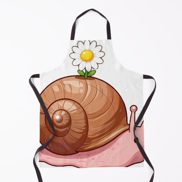 Item preview, Garden Snail with Daisy Shell designed and sold by pumsquare.