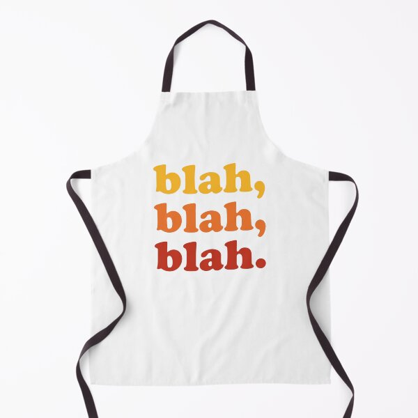 Item preview, blah blah blah (Yellow orange red on white) designed and sold by STUDIO-72.