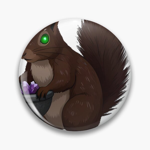 Item preview, Squirrel with Crystal Mortar designed and sold by IllumeInk.