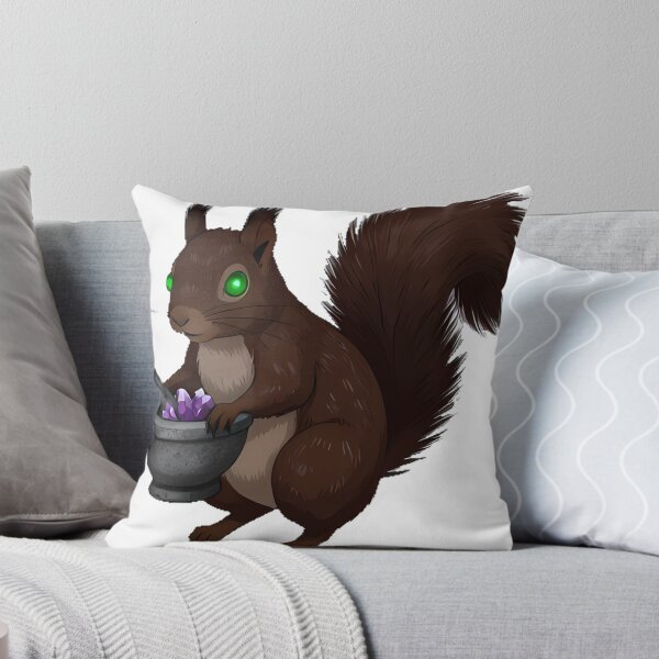 Item preview, Squirrel with Crystal Mortar designed and sold by IllumeInk.