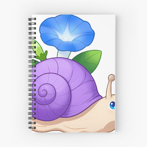 Item preview, Garden Snail with Morning Glory designed and sold by pumsquare.