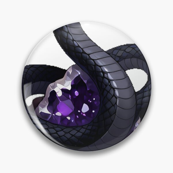 Item preview, Serpent Coiled Around Amethyst Geode designed and sold by IllumeInk.