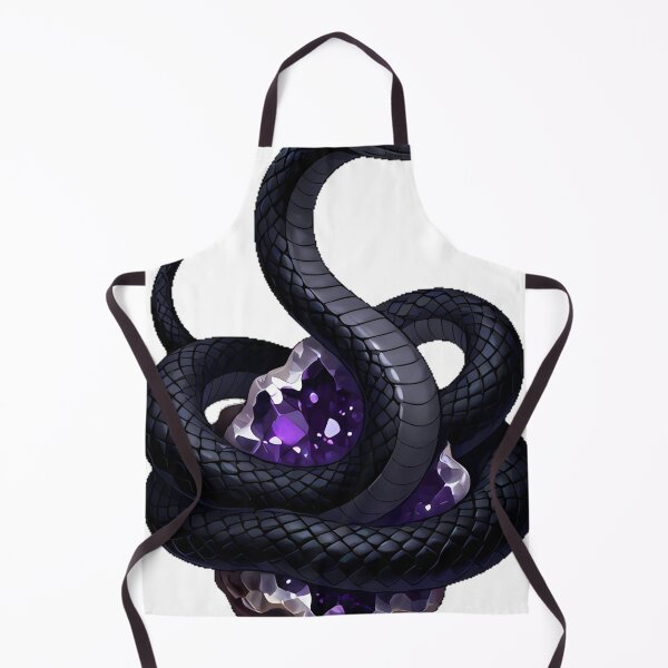 Item preview, Serpent Coiled Around Amethyst Geode designed and sold by IllumeInk.