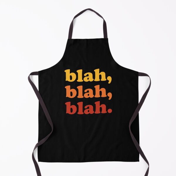 Item preview, blah blah blah (Yellow orange red on black) designed and sold by STUDIO-72.
