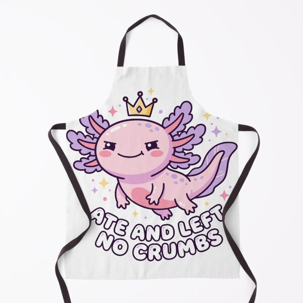 Item preview, Cute Sassy Axolotl Ate And Left No Crumbs Graphic Illustration designed and sold by DiNata.