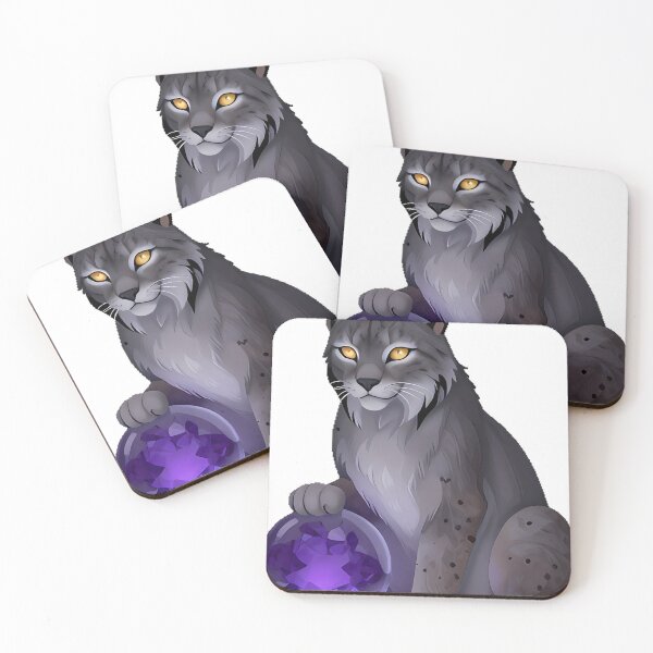 Item preview, Gothic Lynx with Crystal Ball designed and sold by IllumeInk.