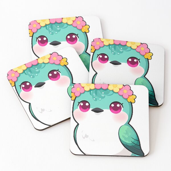 Item preview, Hummingbird with Flower Crown designed and sold by pumsquare.