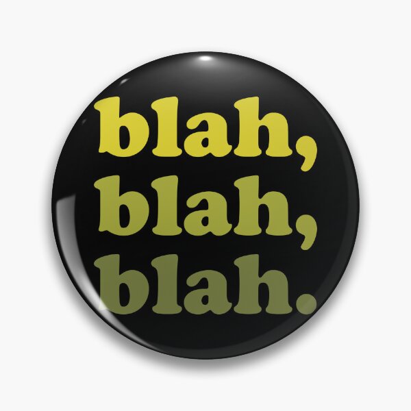 Item preview, blah blah blah (Green green green on black) designed and sold by STUDIO-72.