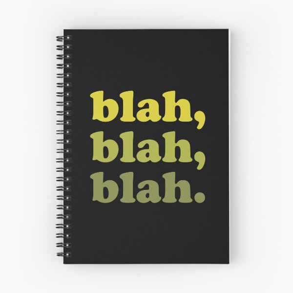 Item preview, blah blah blah (Green green green on black) designed and sold by STUDIO-72.