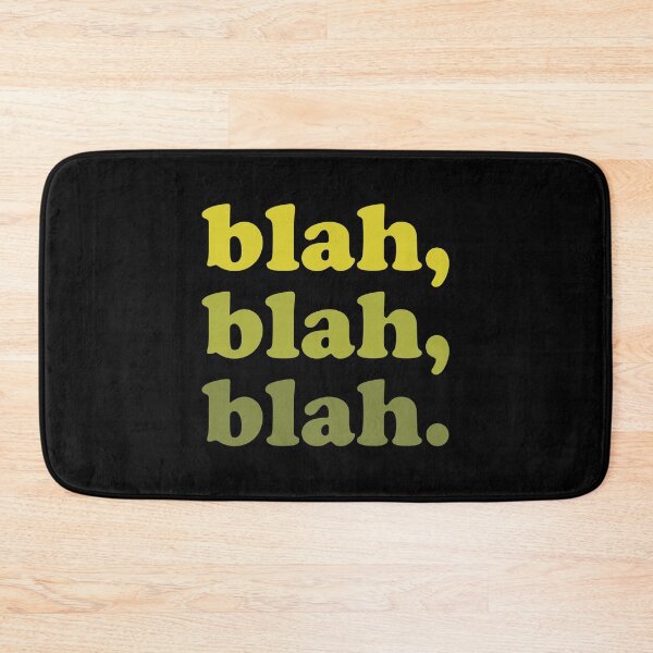 Item preview, blah blah blah (Green green green on black) designed and sold by STUDIO-72.