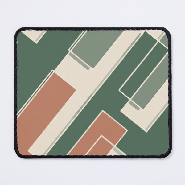 Item preview, Interlocking Lines – Forest Terracotta designed and sold by TexSta.