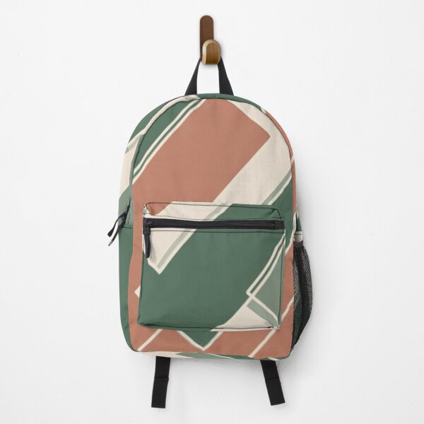 Item preview, Interlocking Lines – Forest Terracotta designed and sold by TexSta.