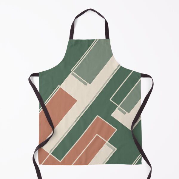Item preview, Interlocking Lines – Forest Terracotta designed and sold by TexSta.