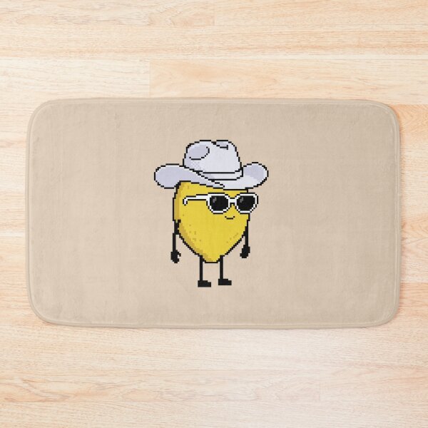 Item preview, Lemon Pixel with a Cowboy Hat (WH) designed and sold by White Rim Mates.