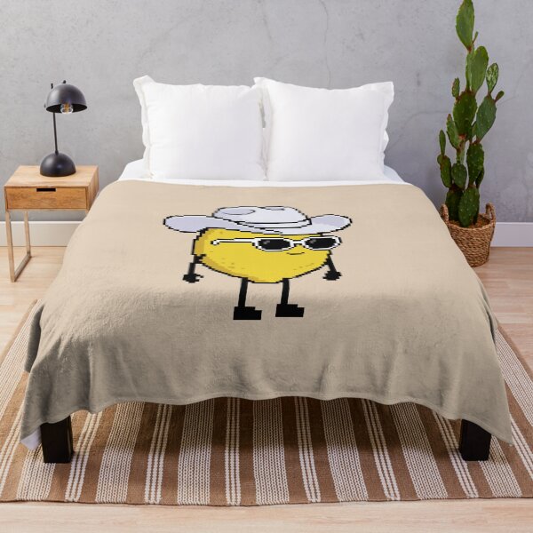 Item preview, Lemon Pixel with a Cowboy Hat (WH) designed and sold by White Rim Mates.