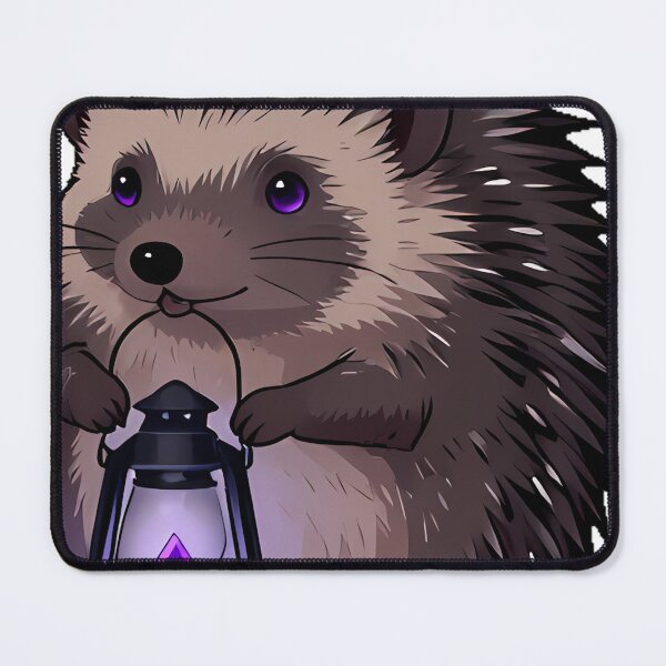 Item preview, Gothic Hedgehog with Crystal Lantern designed and sold by IllumeInk.