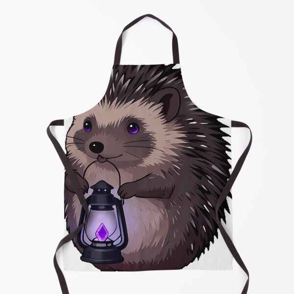 Item preview, Gothic Hedgehog with Crystal Lantern designed and sold by IllumeInk.