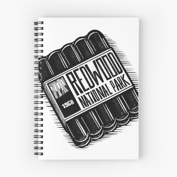 Item preview, Hot Dog Label of Redwood National Park designed and sold by John Morris Illustration.